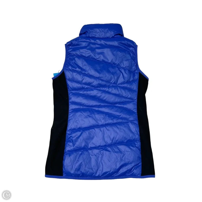 Vest Puffer & Quilted By The North Face In Black & Blue, Size: M