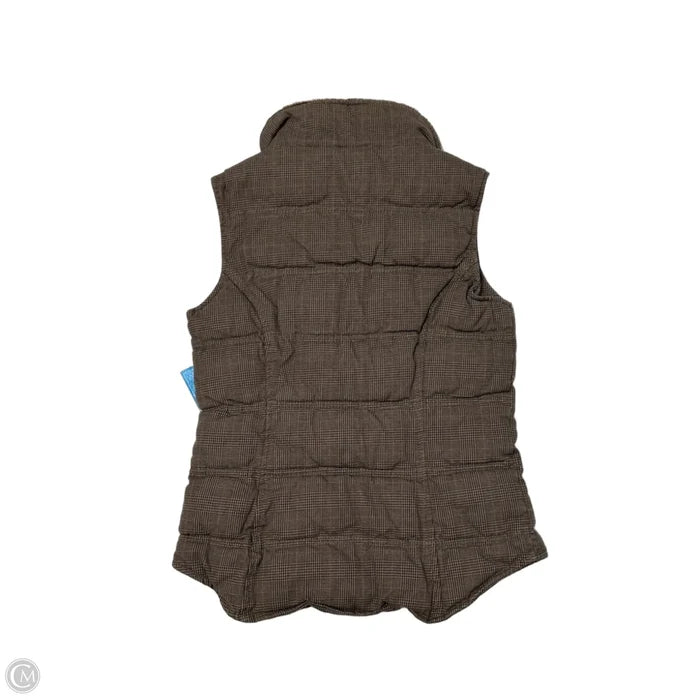 Vest Puffer & Quilted By Tommy Hilfiger In Brown, Size: S
